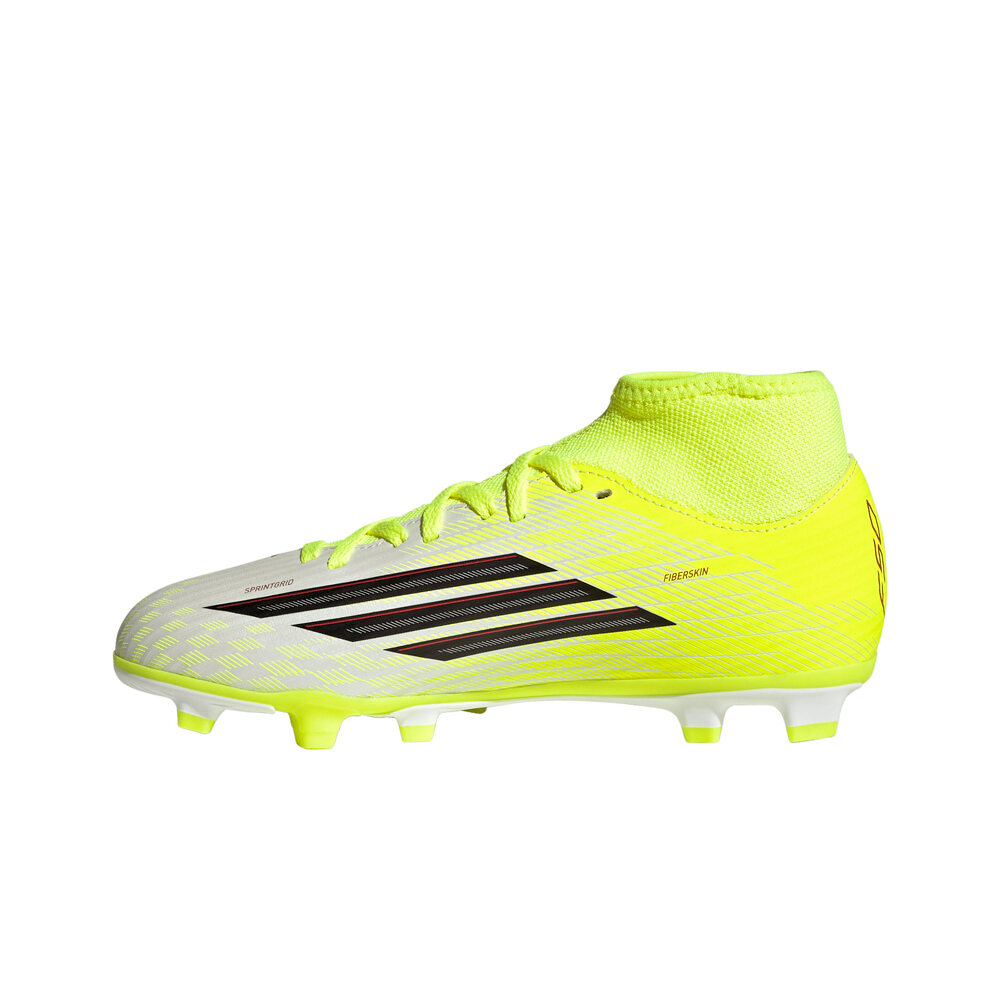 adidas botas de futbol niño cesped artificial F50 LEAGUE SOCK FG J AMBL puntera