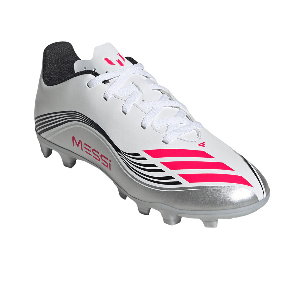 adidas botas de futbol niño cesped artificial F50 MESSI CLUB FG/MG JR BLRO lateral interior