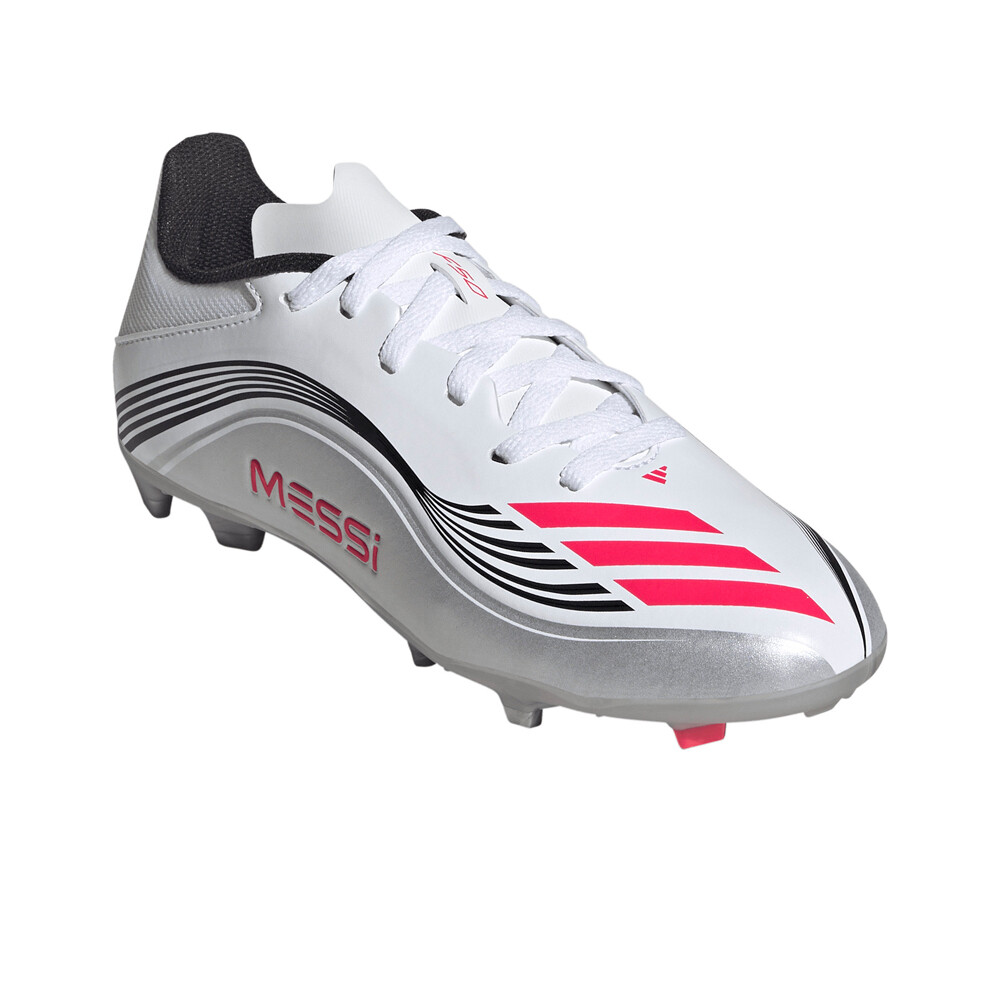 adidas botas de futbol niño cesped artificial F50 MESSI LEAGUE FG/MG JR BLRO lateral interior