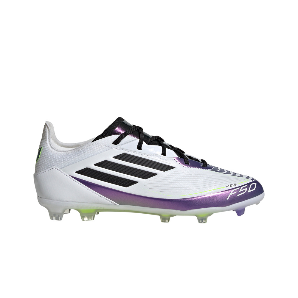 adidas botas de futbol niño cesped artificial F50 MESSI PRO FG JR BLMO lateral exterior