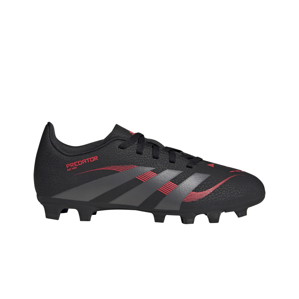 adidas botas de futbol niño cesped artificial PREDATOR CLUB FG/MG J NE lateral exterior