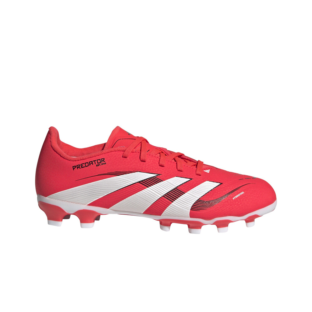 adidas botas de futbol niño cesped artificial PREDATOR LEAGUE MG J ROBL lateral exterior