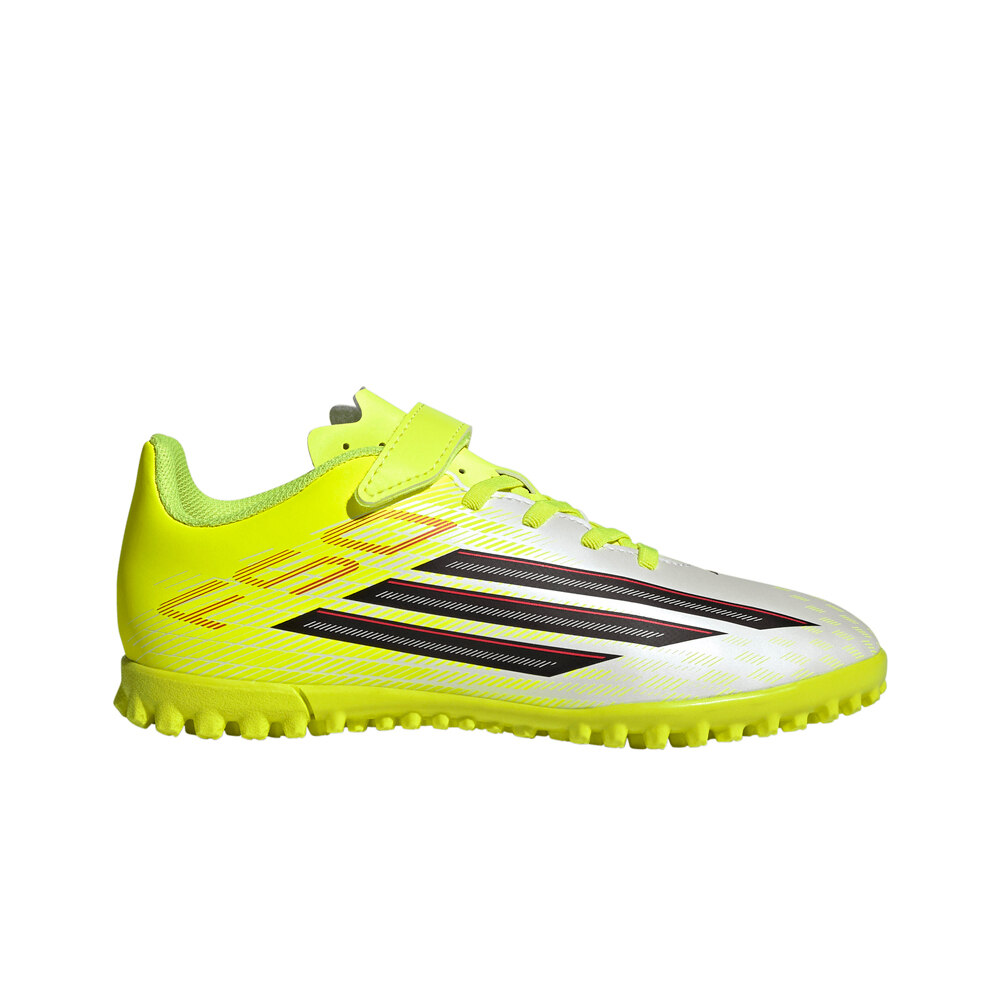 adidas botas de futbol niño multitaco y terreno duro F50 CLUB lateral exterior