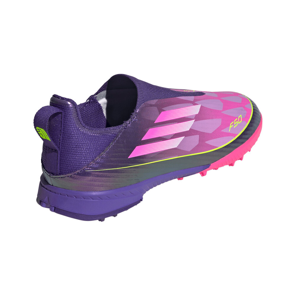 adidas botas de futbol niño multitaco y terreno duro F50 LAMINE LEAGUE TF JR MOBL vista trasera