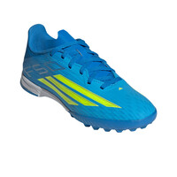 adidas botas de futbol niño multitaco y terreno duro F50 LEAGUE TURF lateral interior