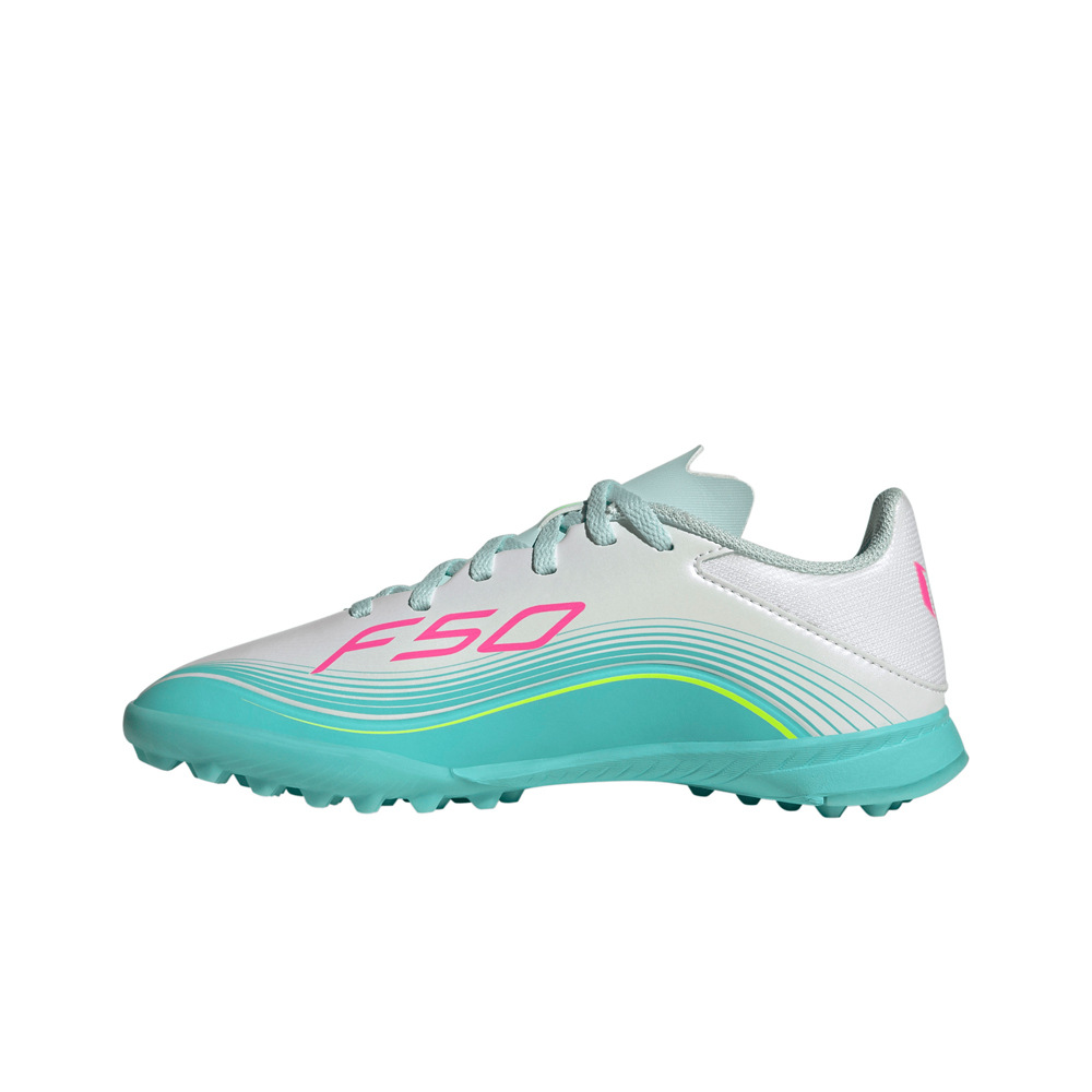 adidas botas de futbol niño multitaco y terreno duro F50 MESSI LEAGUE PARA TURF puntera