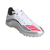 adidas botas de futbol niño multitaco y terreno duro F50 MESSI LEAGUE TF JR BLRO lateral interior