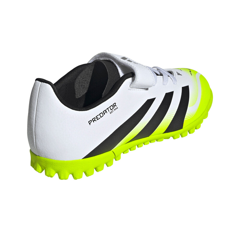 adidas botas de futbol niño multitaco y terreno duro PREDATOR CLUB HOOK-AND-LOOP TURF vista trasera