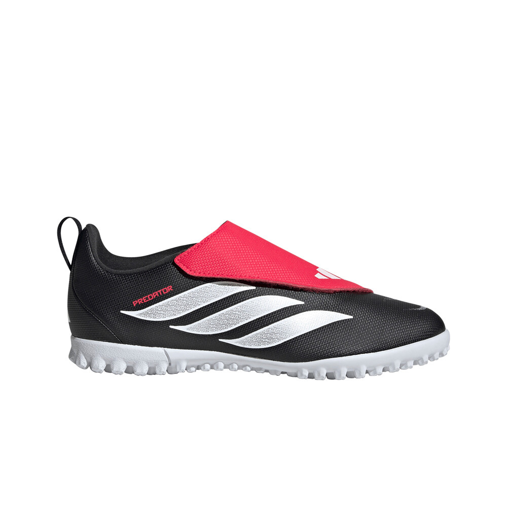adidas botas de futbol niño multitaco y terreno duro Y VELCRO PREDATOR CLUB TURF lateral exterior