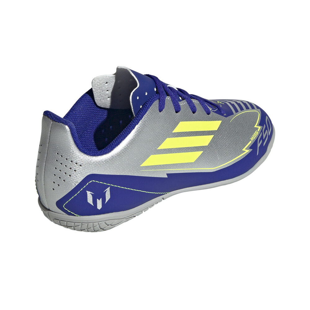 adidas botas fútbol sala niño F50 CLUB IN J MESSI PLAZ vista trasera