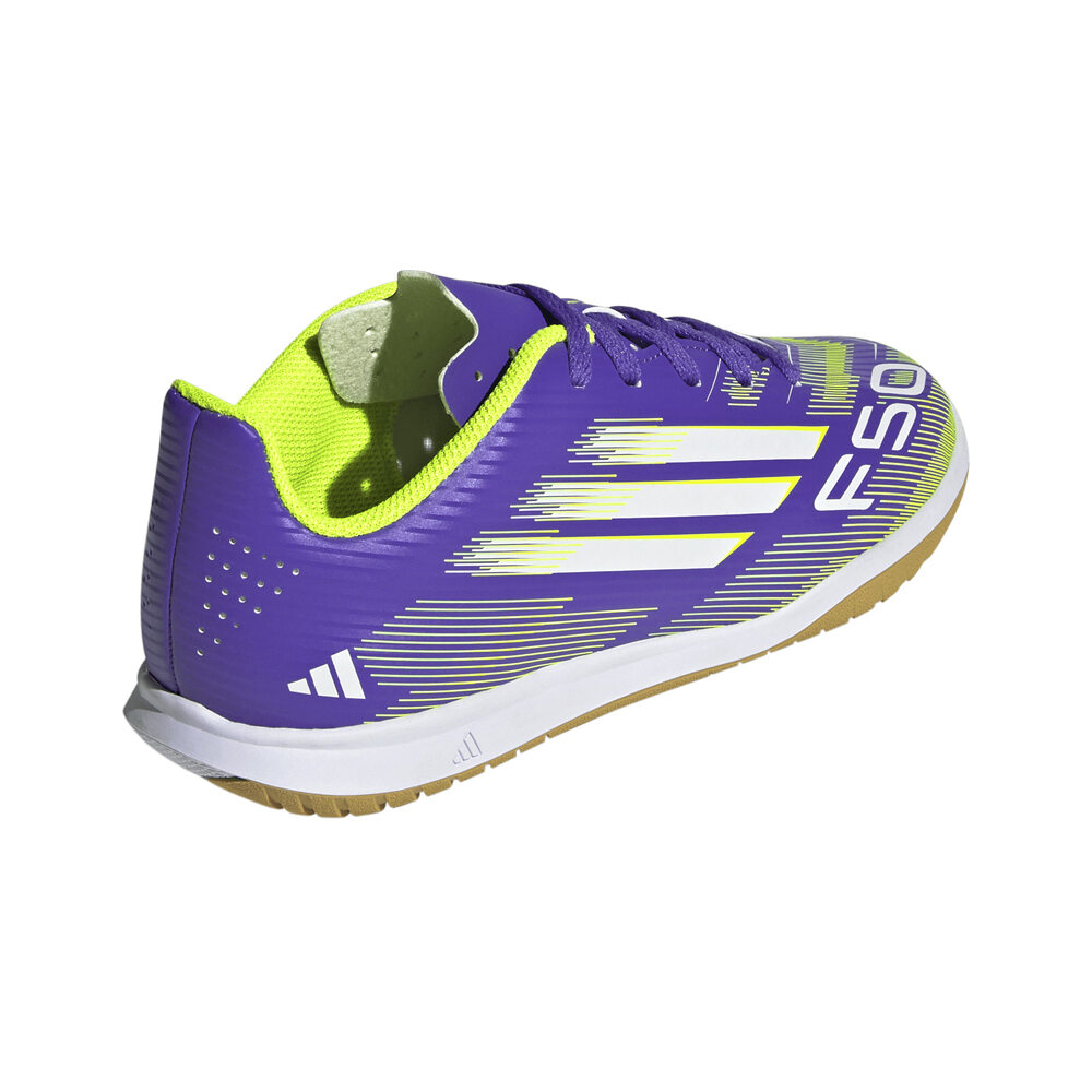 adidas botas fútbol sala niño F50 CLUB IN JR MOAM vista trasera
