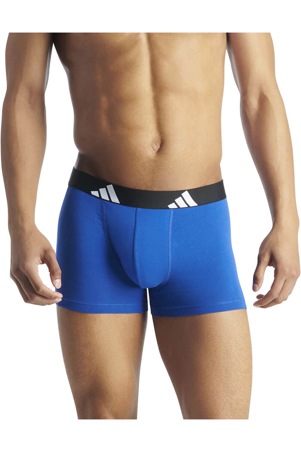 adidas boxer TRUNK 2P ACTIVE FLEX COTTON vista frontal