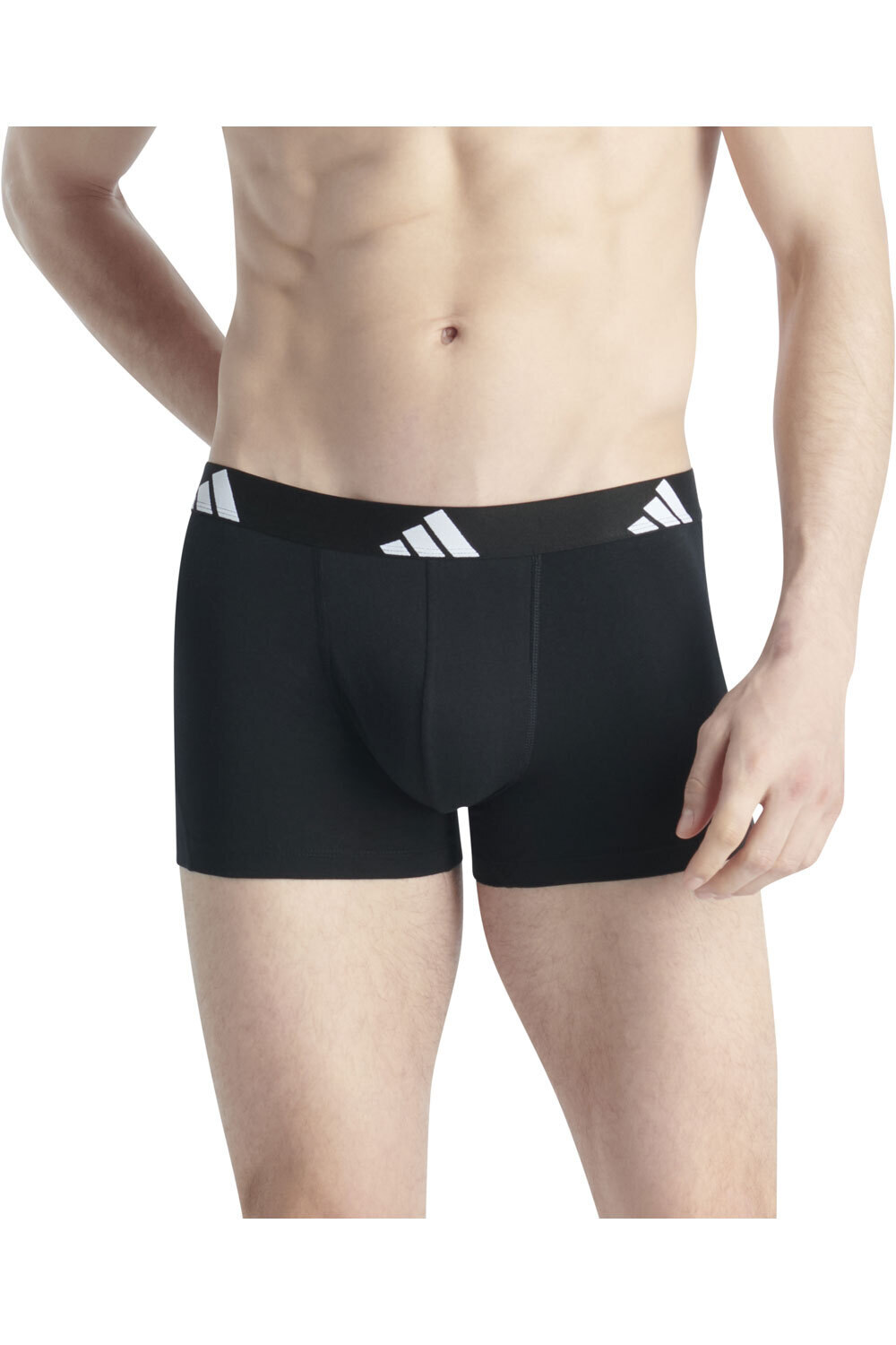 adidas boxer TRUNK 3P ACTIVE FLEX COTTON vista frontal