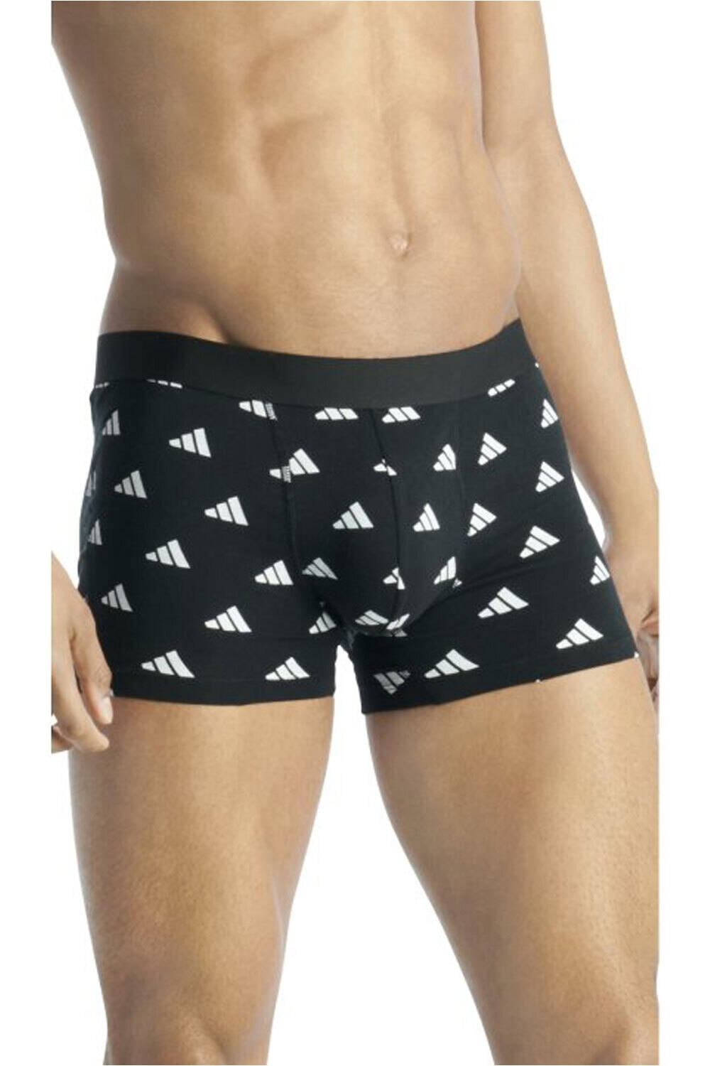 adidas boxer TRUNK 3P ACTIVE FLEX COTTON vista frontal