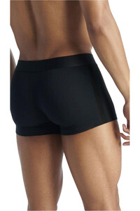 adidas boxer TRUNK LOW RISE 3 STRIPES 2P ACTIVE FLEX COTTON vista trasera