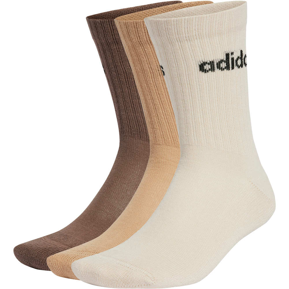 adidas calcetines deportivos C LIN CREW 3P vista frontal