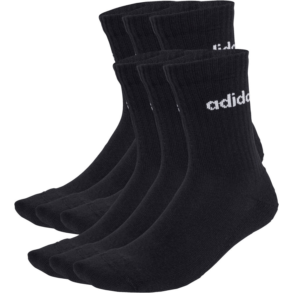 adidas calcetines deportivos LINEAR CREW vista frontal
