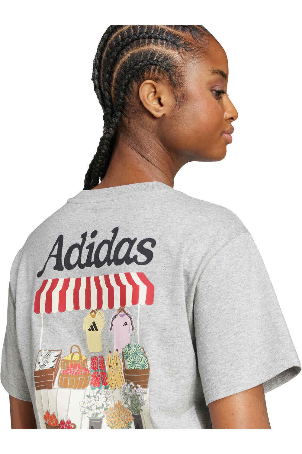 adidas camisa manga corta mujer FARMERS MARKET GRAPHIC 04