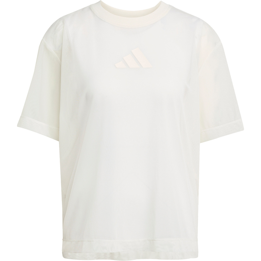 adidas camisa manga corta mujer SOFT LUX MESH vista detalle