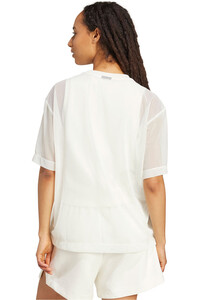 adidas camisa manga corta mujer SOFT LUX MESH vista trasera
