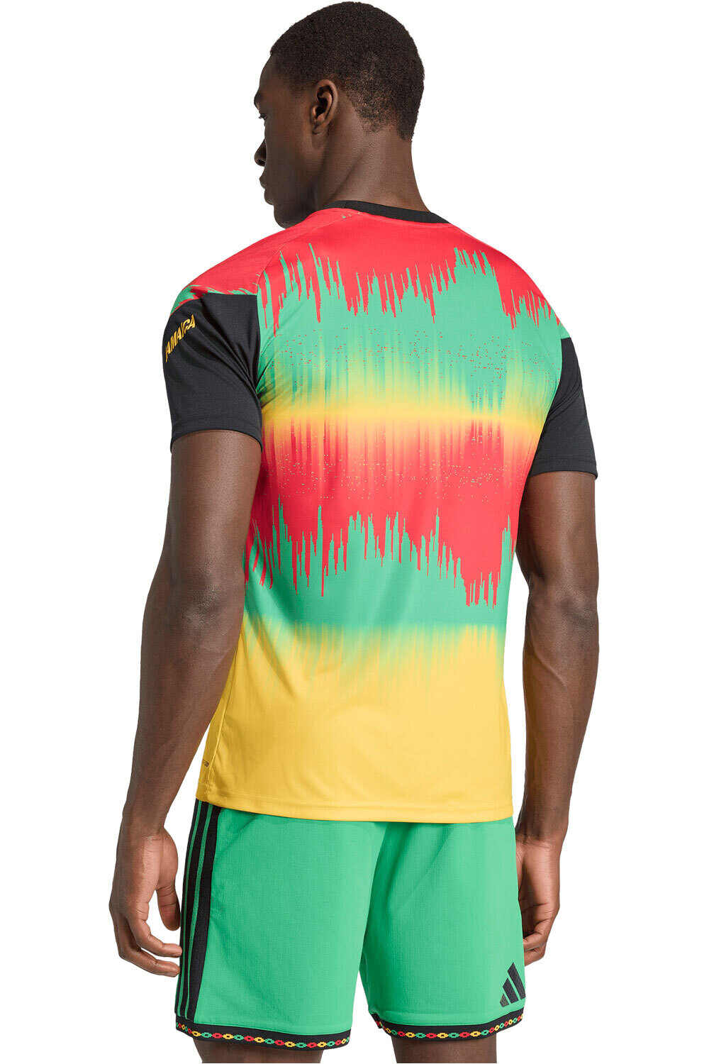adidas camiseta de fútbol oficiales 1 EQUIPACIN JAMAICA 26 PRE MATCH vista trasera