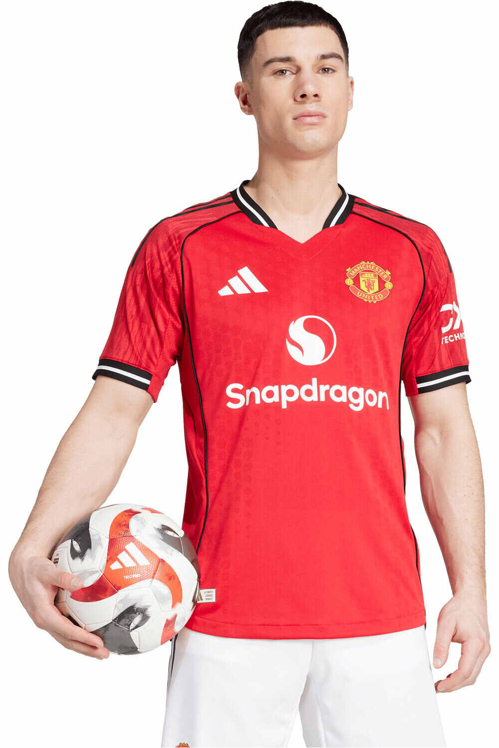 adidas camiseta de fútbol oficiales 1 EQUIPACIN MANCHESTER UNITED 25/26 vista frontal