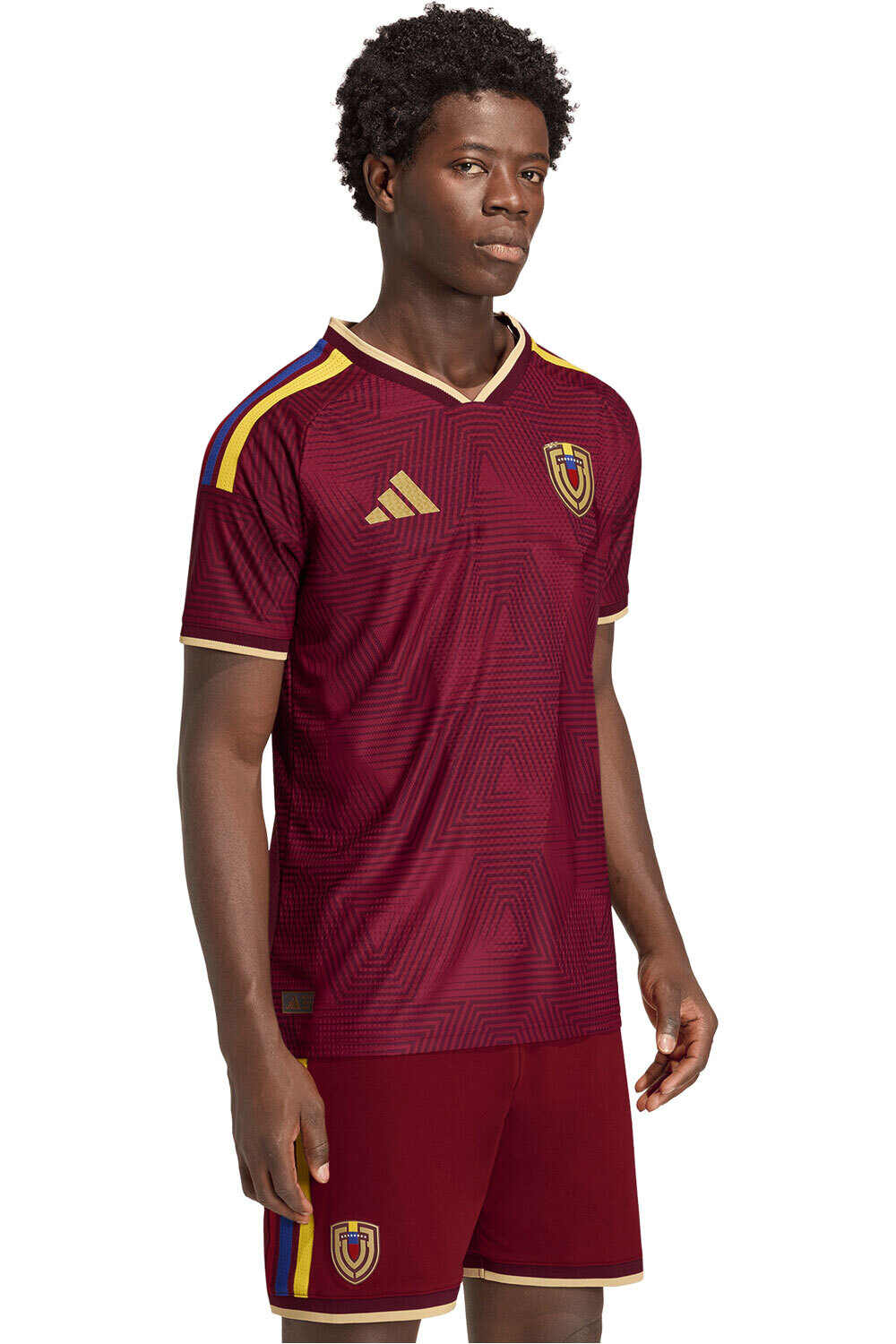 adidas camiseta de fútbol oficiales 1 EQUIPACIN VENEZUELA 26 AUTHENTIC vista frontal