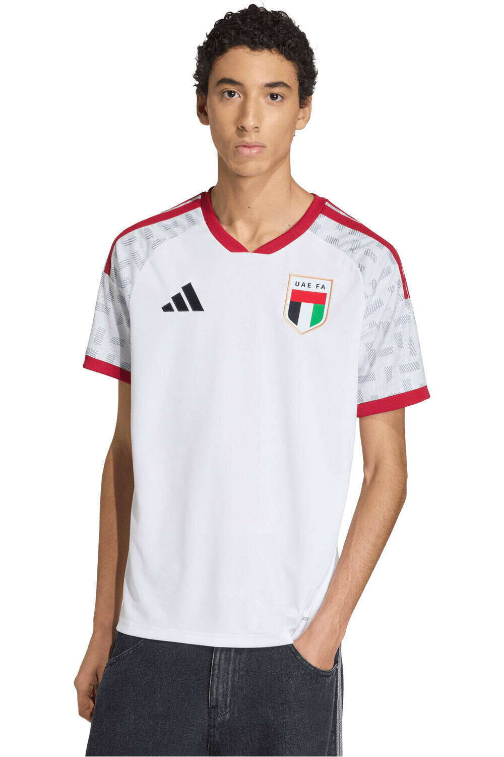adidas camiseta de fútbol oficiales 1 EQUIPACION EMIRATOS ARABES 26 vista frontal