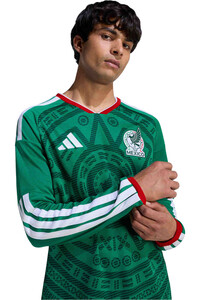 adidas camiseta de fútbol oficiales 1 EQUIPACION MEXICO 26 MANGA LARGA vista detalle