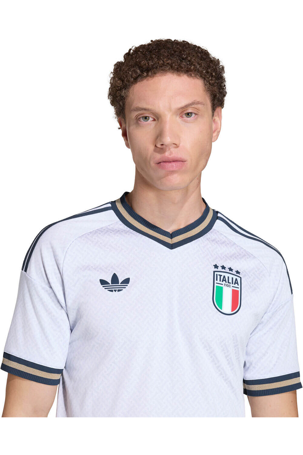 adidas camiseta de fútbol oficiales 2 EQUIPACIN AUTHENTIC ITALIA 26 vista detalle