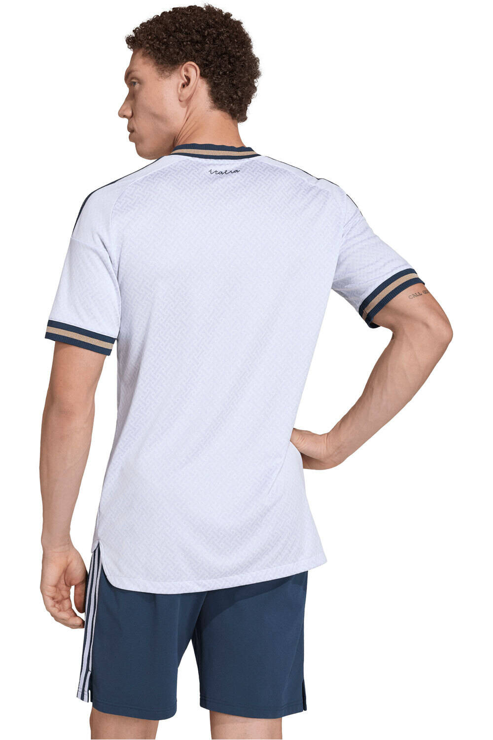 adidas camiseta de fútbol oficiales 2 EQUIPACIN AUTHENTIC ITALIA 26 vista trasera