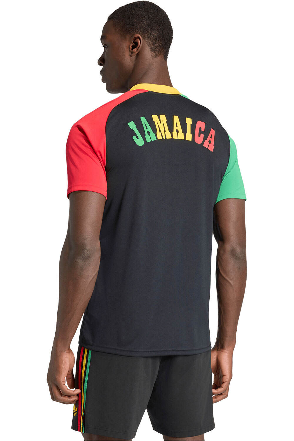 adidas camiseta de fútbol oficiales 2 EQUIPACIN JAMAICA 26 PRE MATCH vista trasera