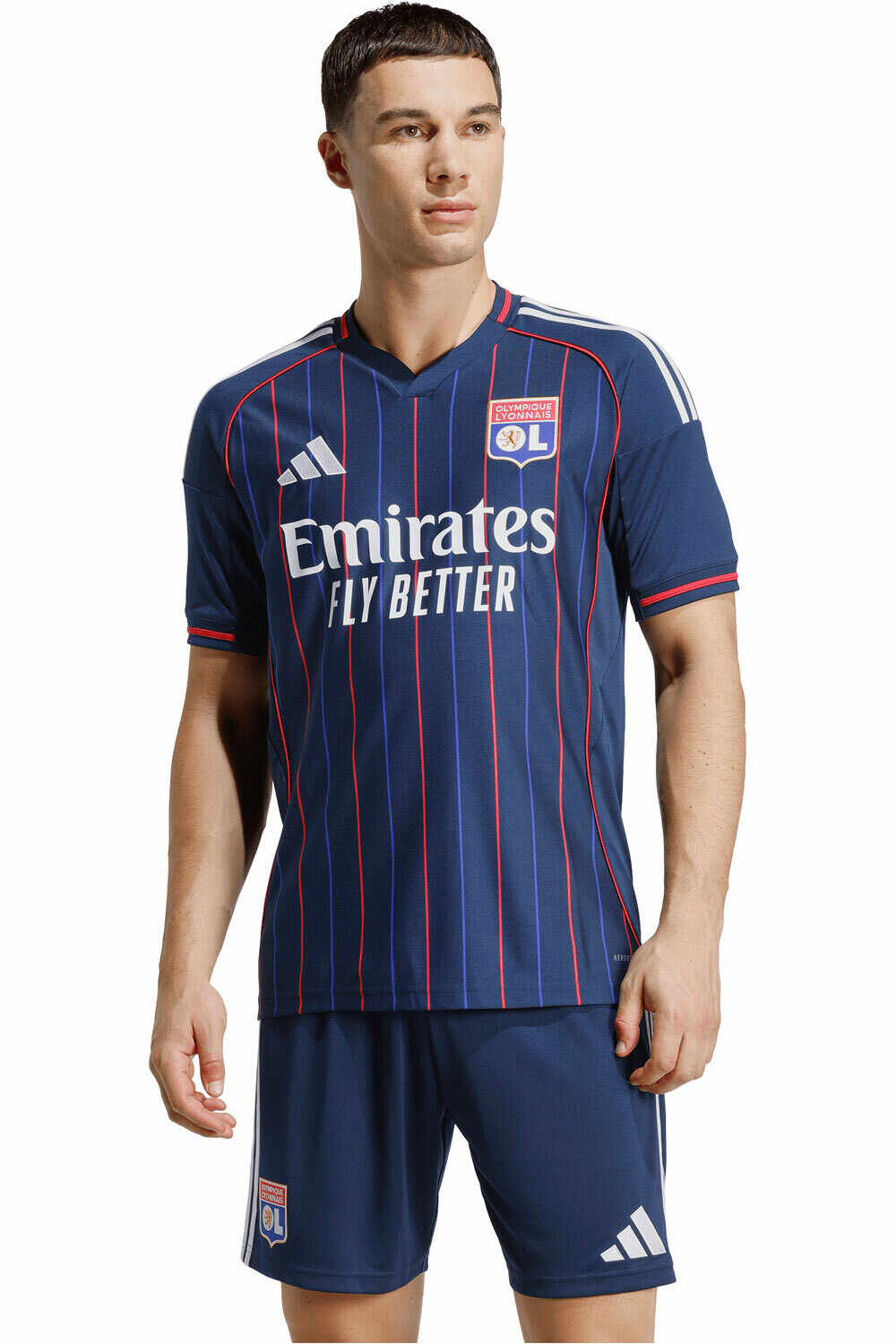 adidas camiseta de fútbol oficiales 2 EQUIPACIN OLYMPIQUE LYON 25/26 vista frontal