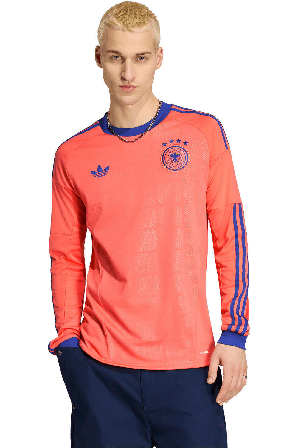 adidas camiseta de fútbol oficiales 2 EQUIPACIN PORTERO CON ALEMANIA 26 vista frontal