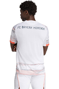 adidas camiseta de fútbol oficiales 2ª. EQUIPACION FC BAYERN 25/26 vista trasera