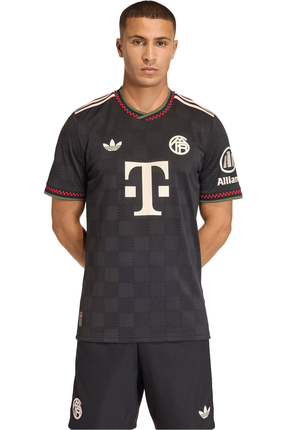 adidas camiseta de fútbol oficiales 3 EQUIPACINL FC BAYERN 25/26 vista frontal