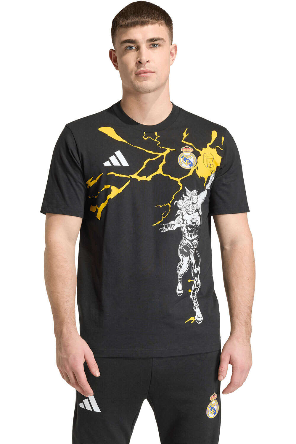 adidas camiseta de fútbol oficiales ADIDAS REAL MADRID AVENGERS vista frontal