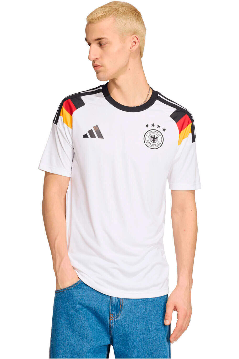adidas camiseta de fútbol oficiales AFICIONADO LOCAL ALEMANIA 26 vista frontal