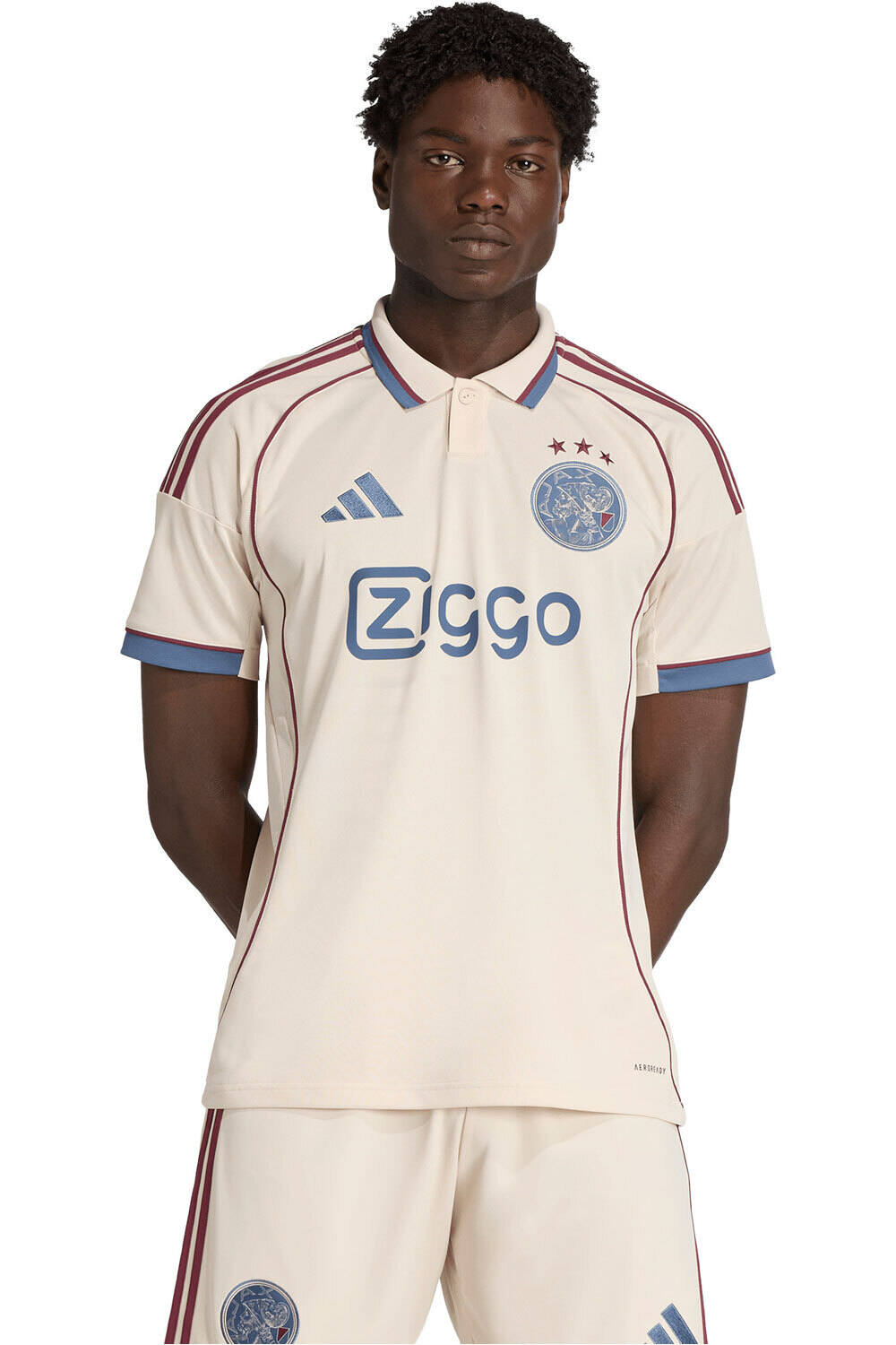 adidas camiseta de fútbol oficiales AJAX 26 3 JSY vista frontal