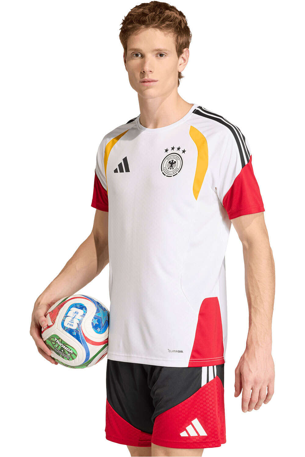 adidas camiseta de fútbol oficiales ALEMANIA 26 TR JSY BLRO vista frontal
