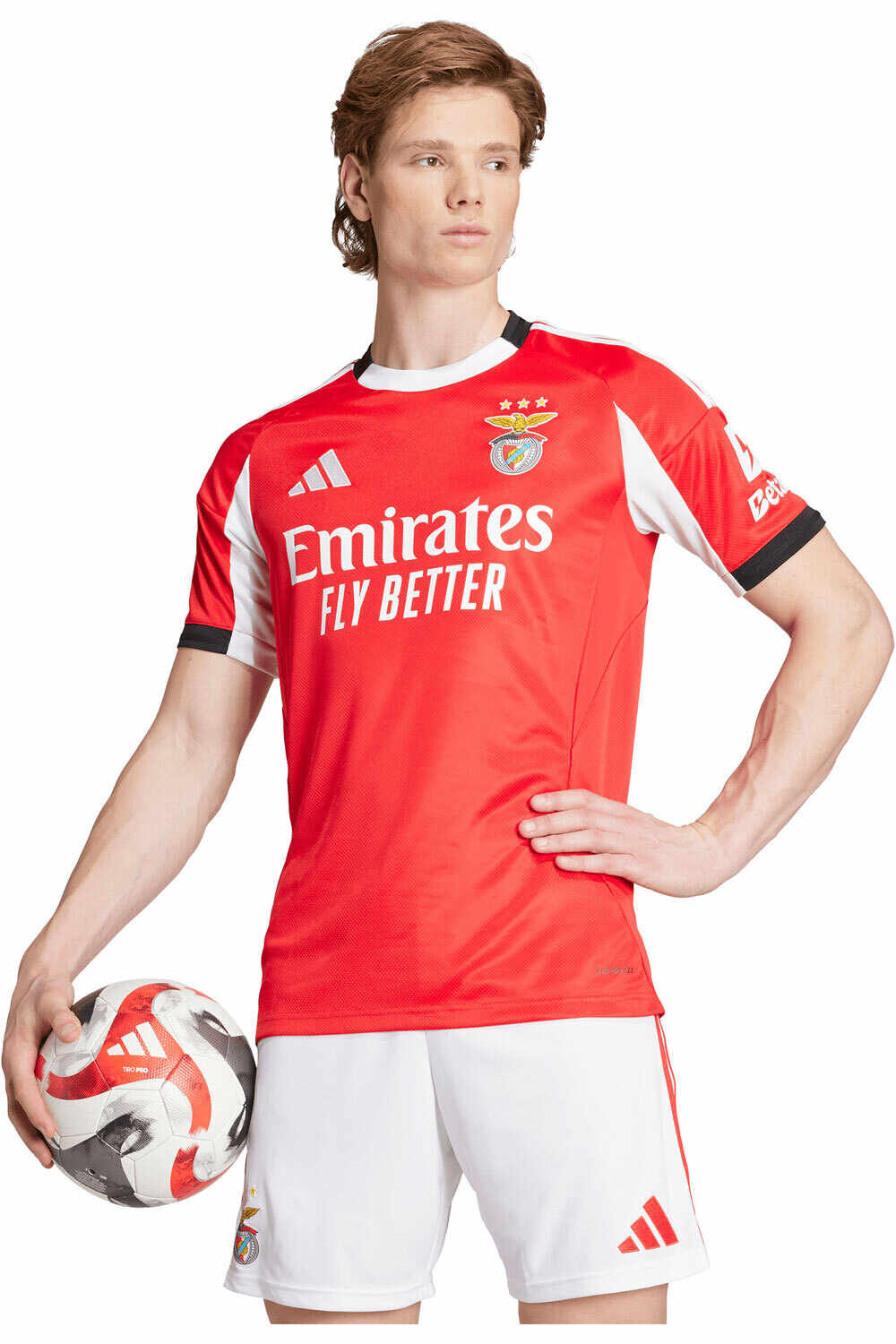 adidas camiseta de fútbol oficiales BENFICA 26 H JSY vista frontal