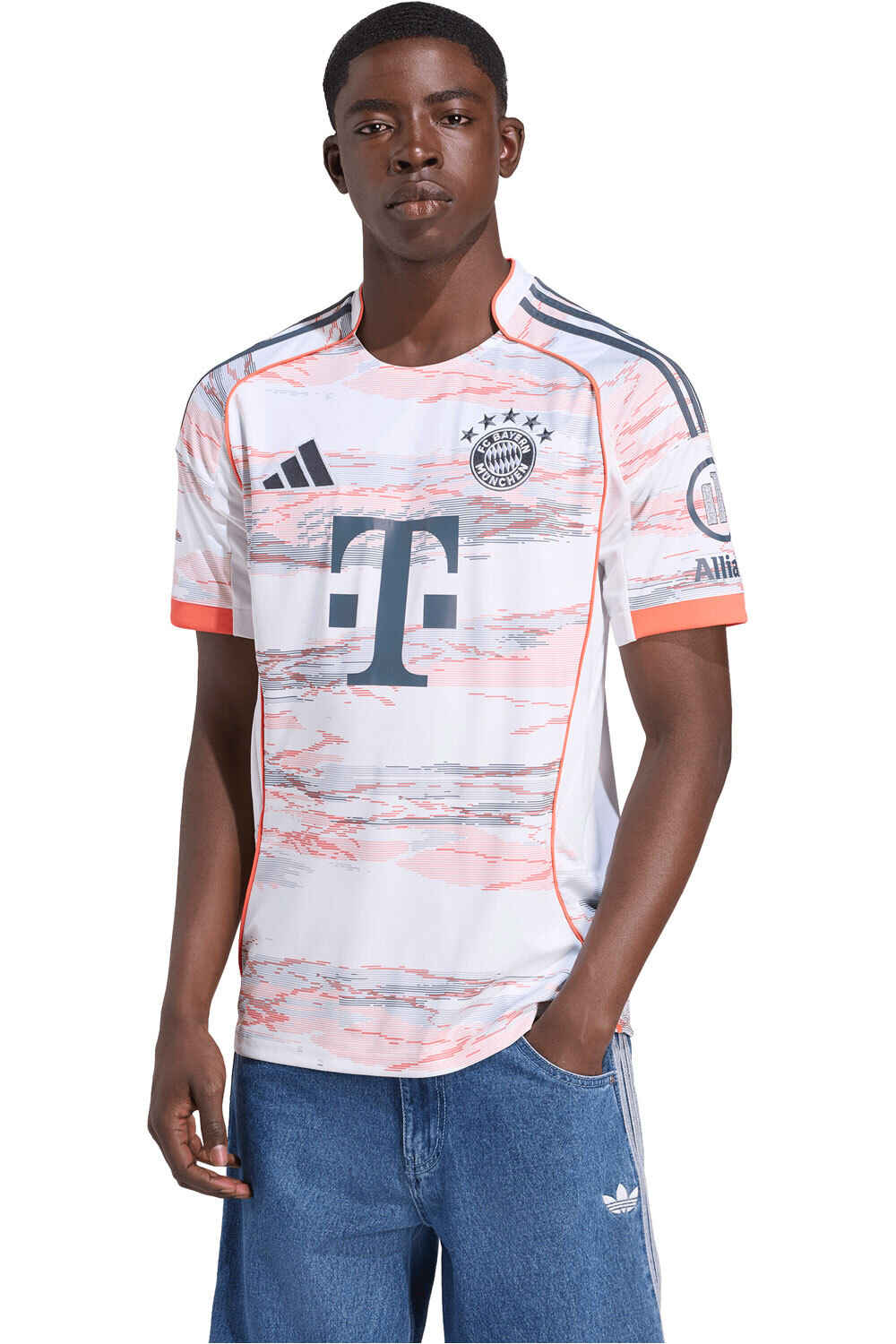 adidas camiseta de fútbol oficiales B.MUNICH 26 A JSY vista frontal