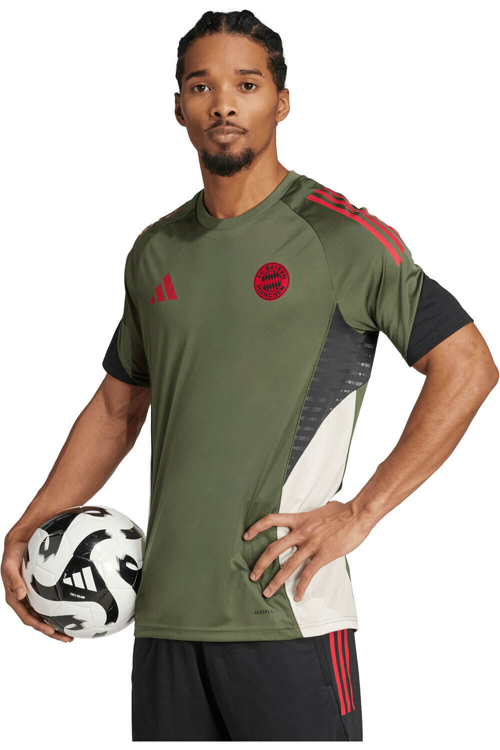 adidas camiseta de fútbol oficiales B.MUNICH 26 EU TR JSY vista frontal