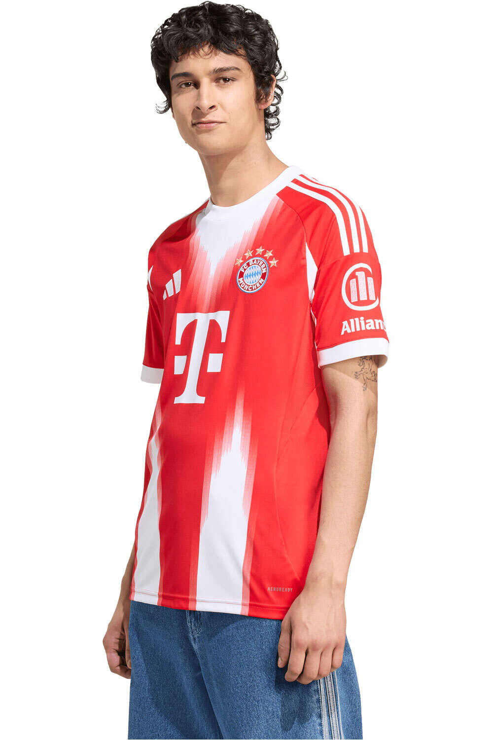 adidas camiseta de fútbol oficiales B.MUNICH 26 H JSY vista frontal