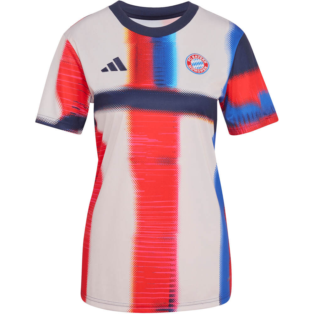 adidas camiseta de fútbol oficiales B.MUNICH 26 PRESHI W vista frontal