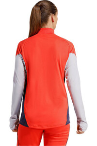 adidas camiseta de fútbol oficiales B.MUNICH 26 TR TOP W vista trasera