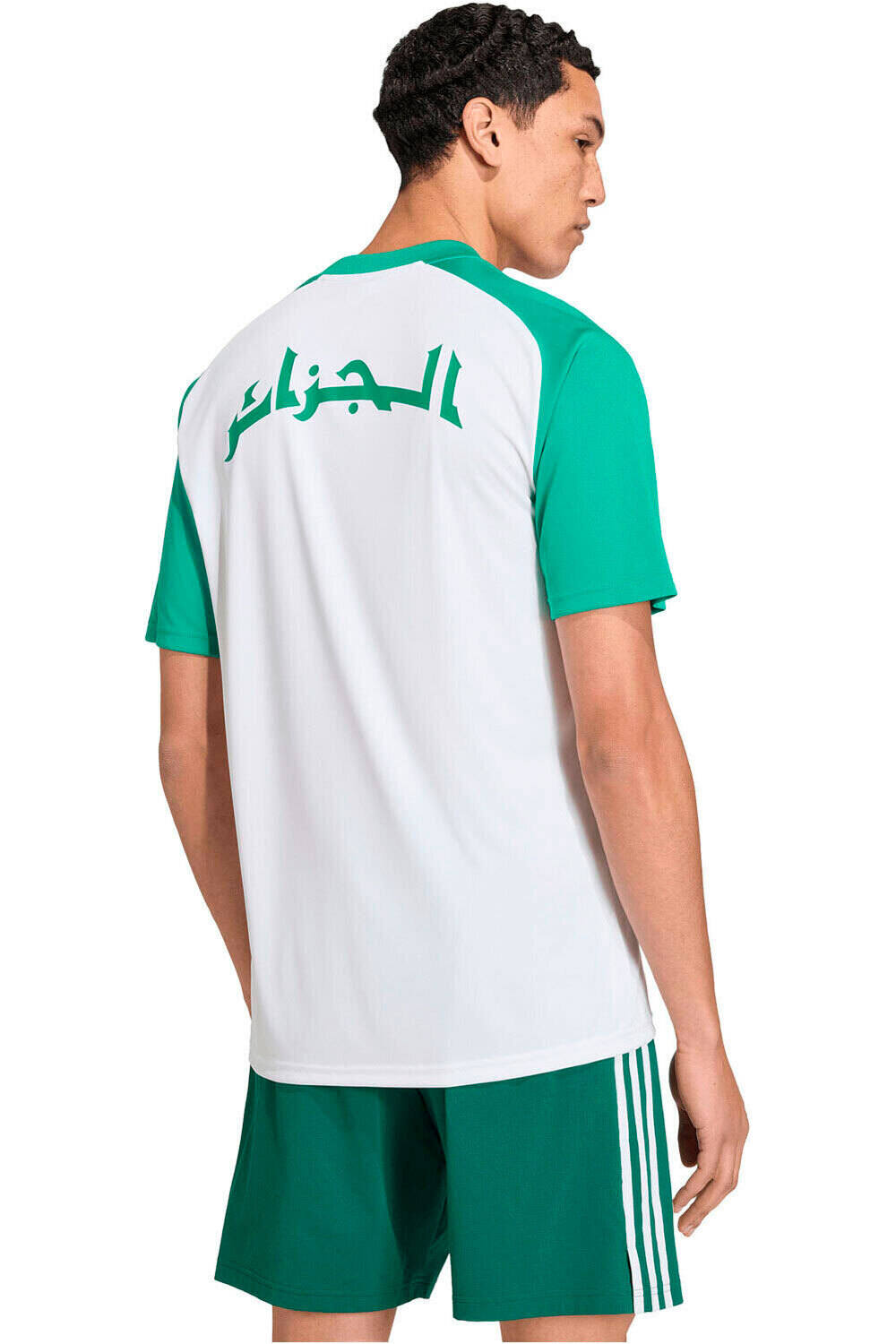 adidas camiseta de fútbol oficiales CALENTAMIENTO ARGELIA 26 1 EQUIPACIN vista trasera