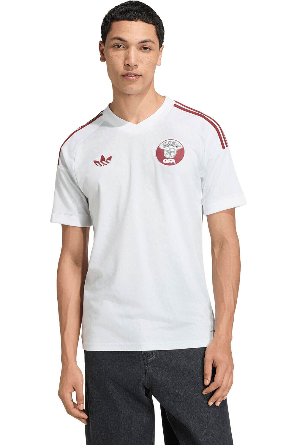 adidas camiseta de fútbol oficiales CATAR 26 A JSY vista frontal