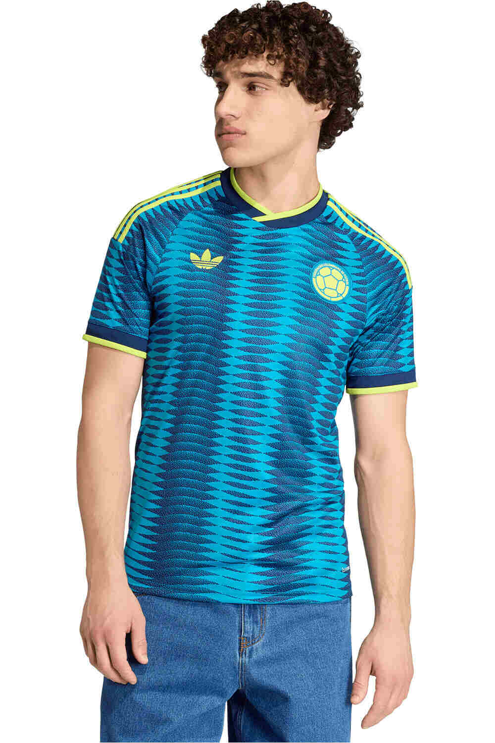 adidas camiseta de fútbol oficiales COLOMBIA 26 A JSY vista frontal