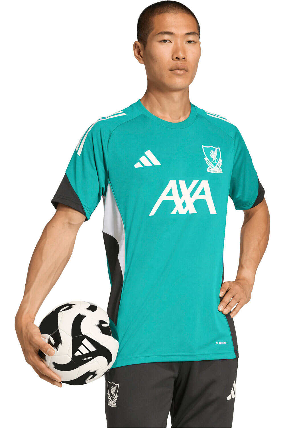 adidas camiseta de fútbol oficiales ENTRENO LIVERPOOL FC TIRO 25 COMPET vista detalle